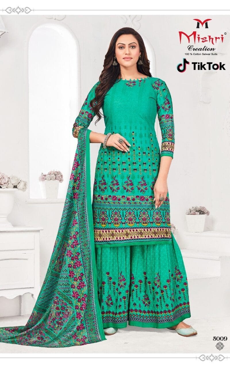 Tik Tok Vol 5 Mishri Creation Wholesale Cotton Dress Material