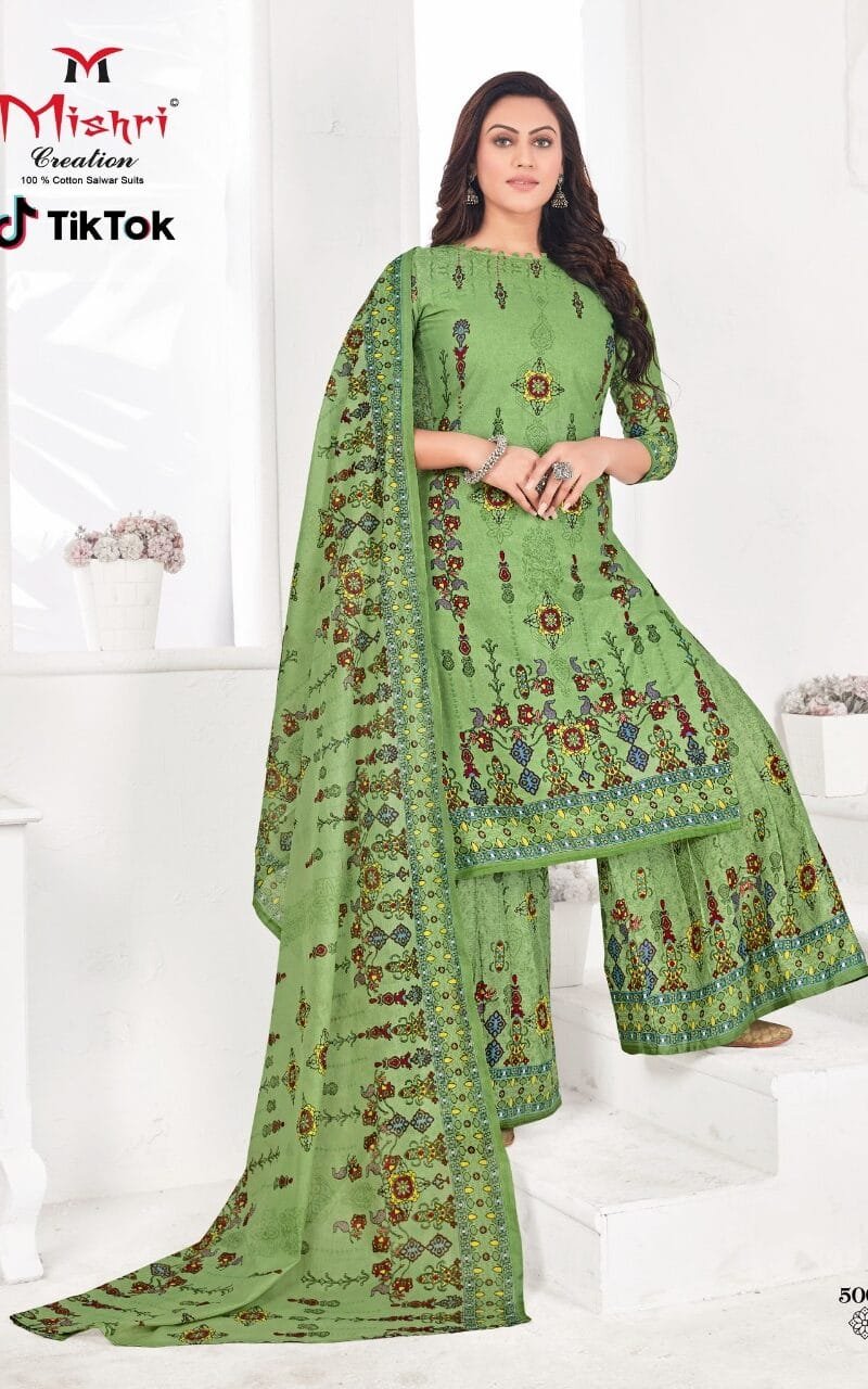Tik Tok Vol 5 Mishri Creation Wholesale Cotton Dress Material