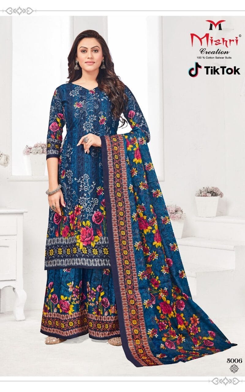 Tik Tok Vol 5 Mishri Creation Wholesale Cotton Dress Material