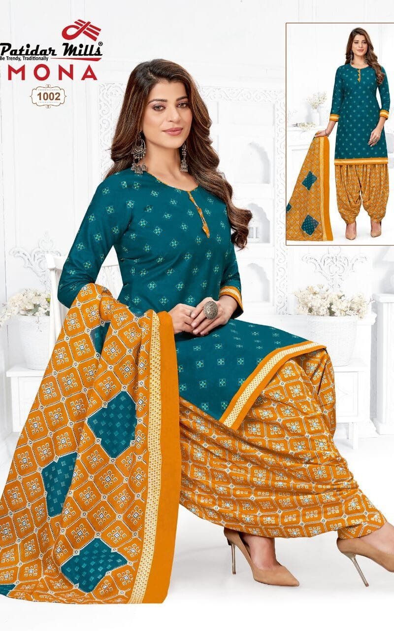 Mona Vol 1 Patidar Wholesale Cotton Dress Material