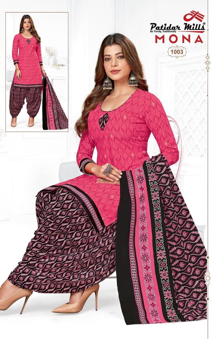 Mona Vol 1 Patidar Wholesale Cotton Dress Material