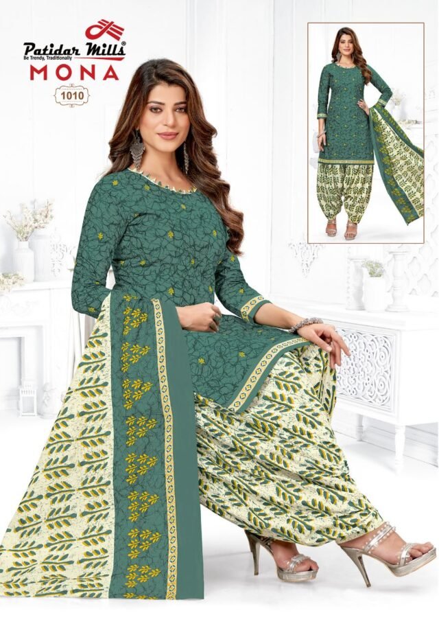 Mona Vol 1 Patidar Wholesale Cotton Dress Material