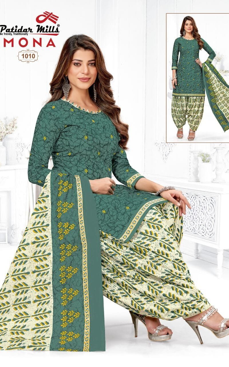 Mona Vol 1 Patidar Wholesale Cotton Dress Material