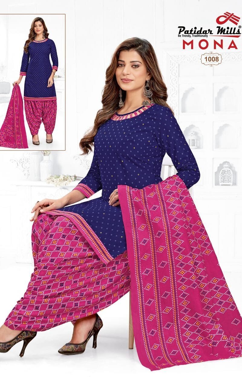 Mona Vol 1 Patidar Wholesale Cotton Dress Material