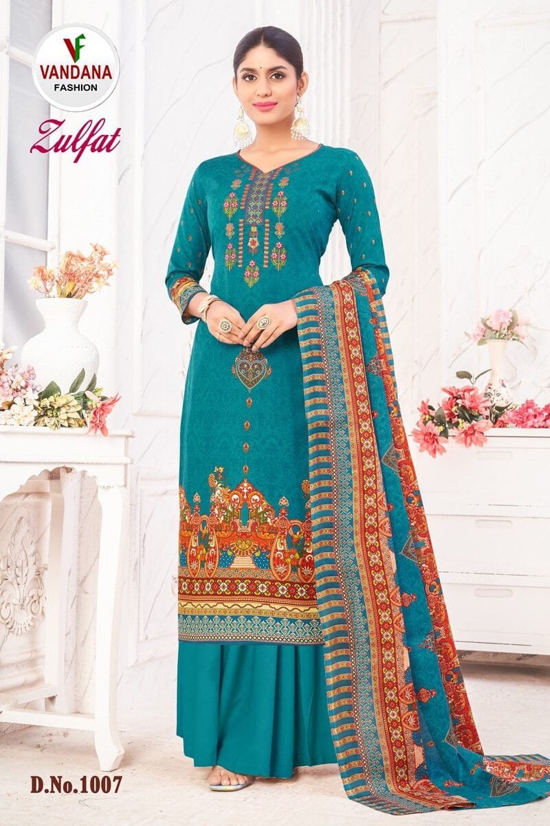 Zulfat Vol 1 Vandana Fashion Wholesale Cotton Dress Material