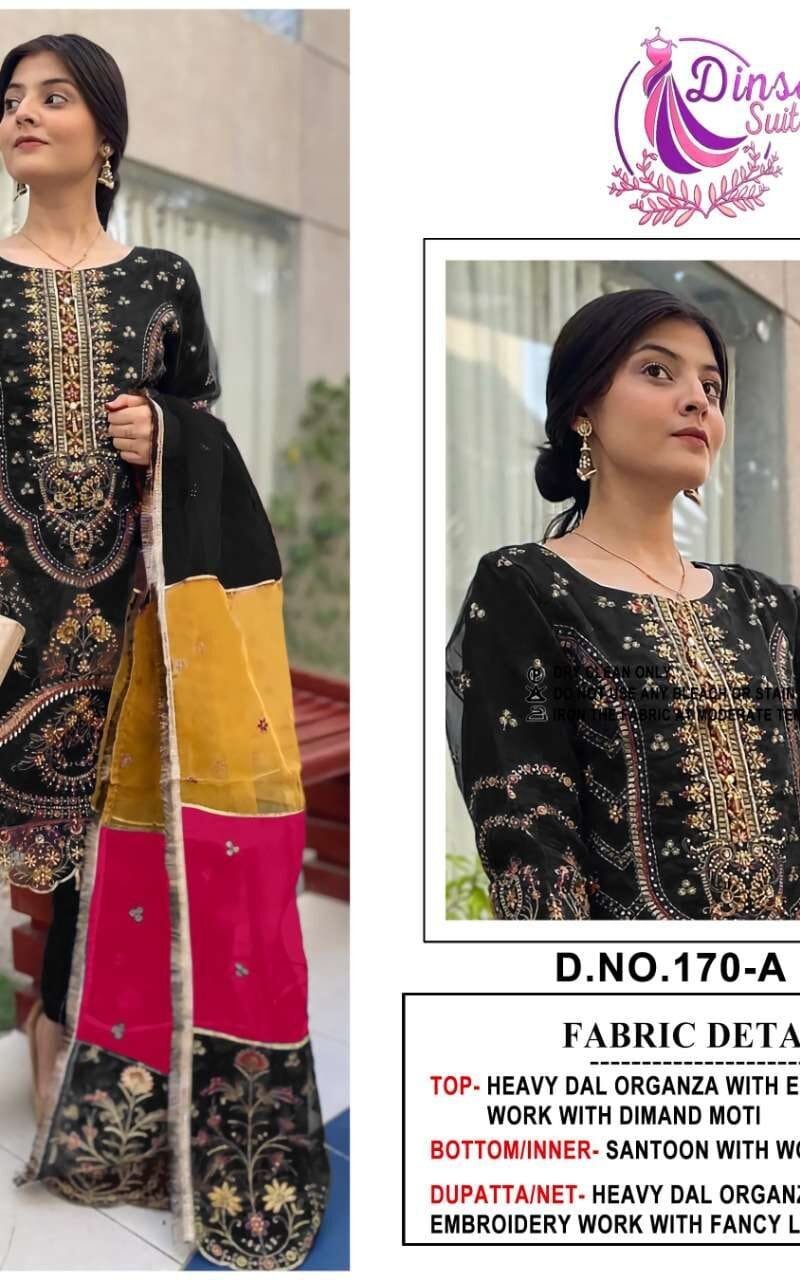 Dinsaa Suit D No 170 Pakistani Salwar Suits