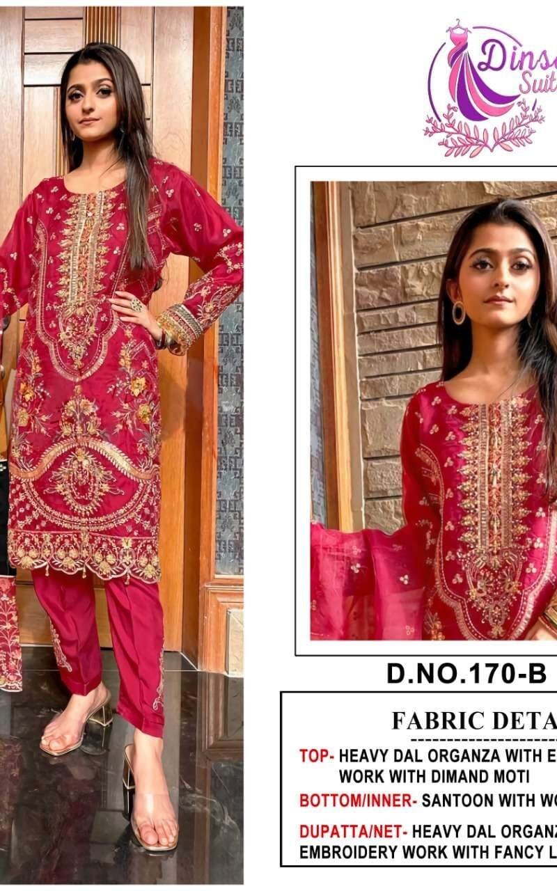 Dinsaa Suit D No 170 Pakistani Salwar Suits