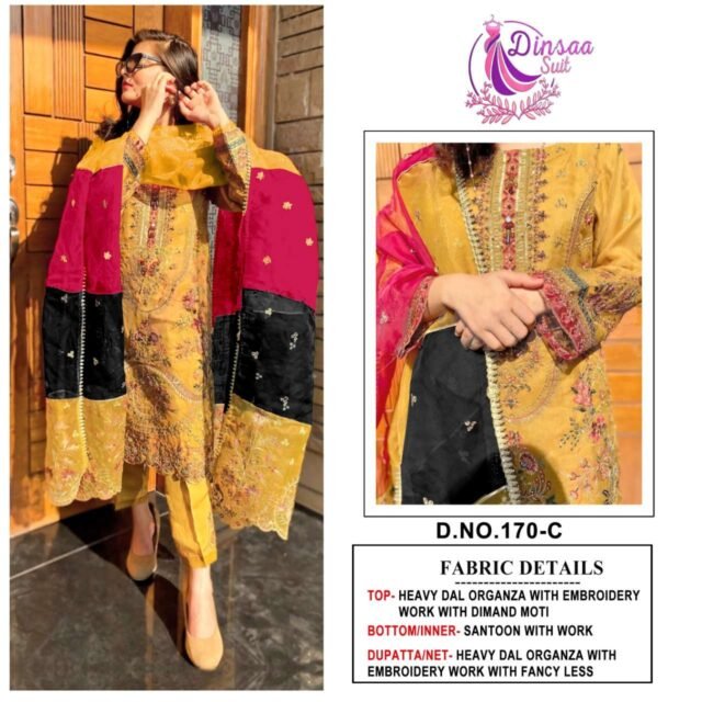 Dinsaa Suit D No 170 Pakistani Salwar Suits