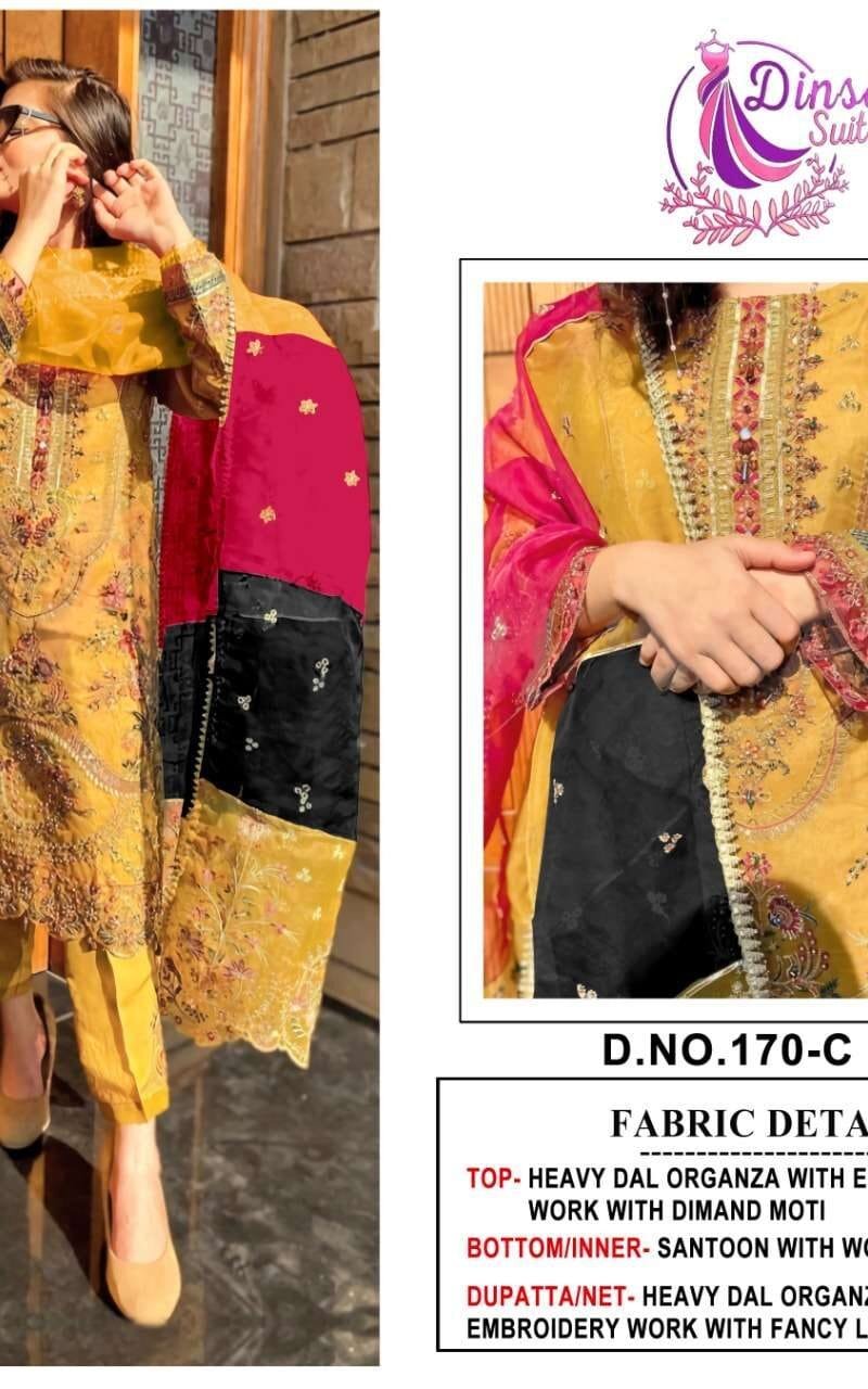 Dinsaa Suit D No 170 Pakistani Salwar Suits