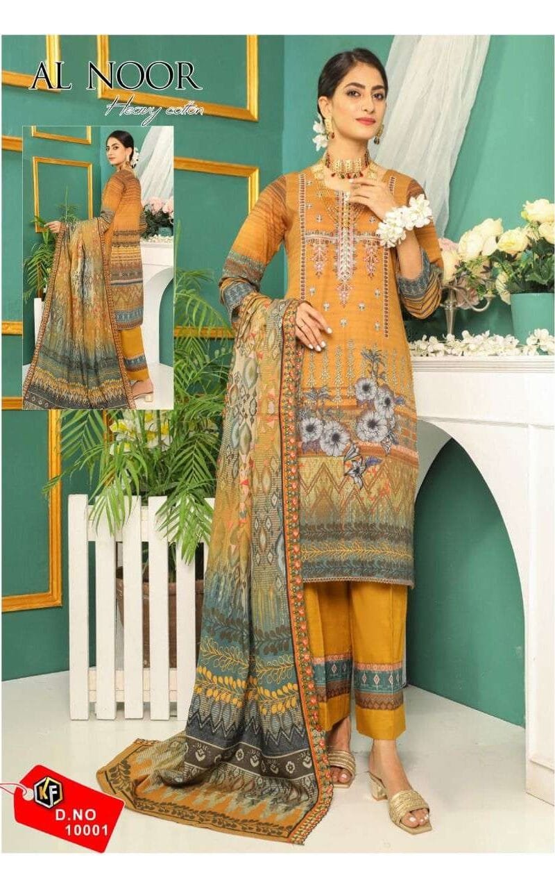 Al Noor Keval Fab Wholesale Cotton Dress Material