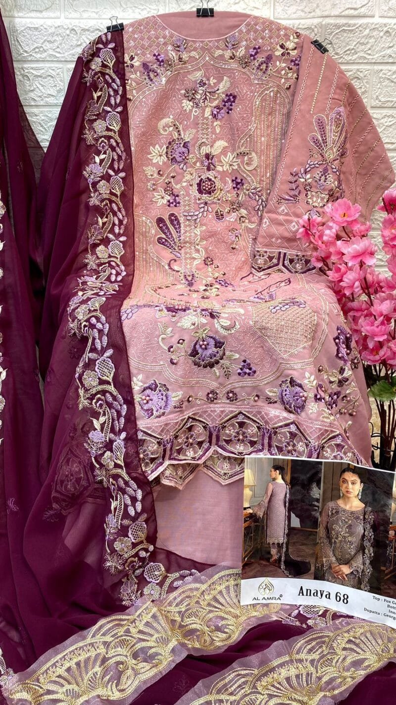Anaya ZF 68 Wholesale Pakistani Salwar Suits