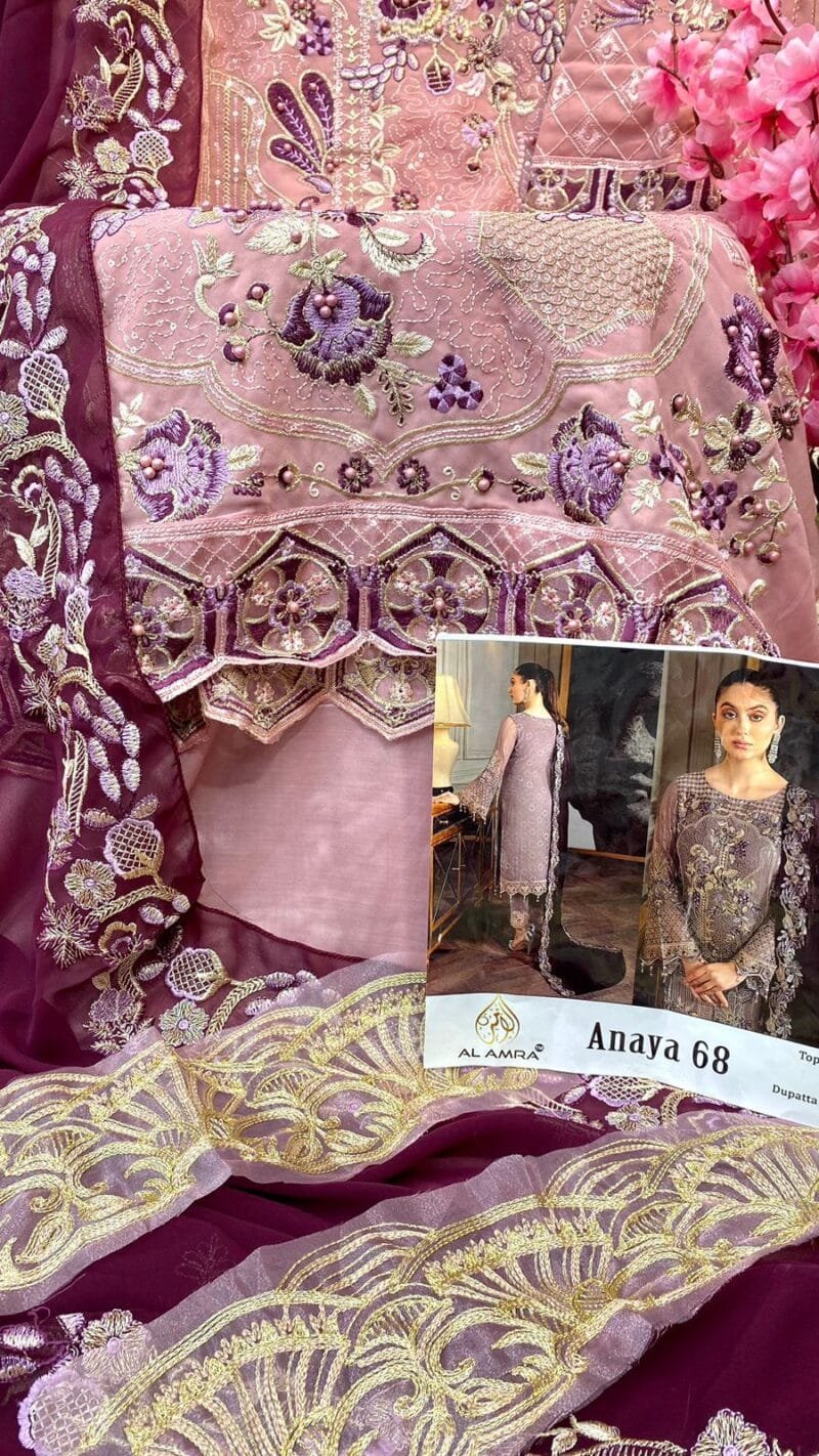 Anaya ZF 68 Wholesale Pakistani Salwar Suits