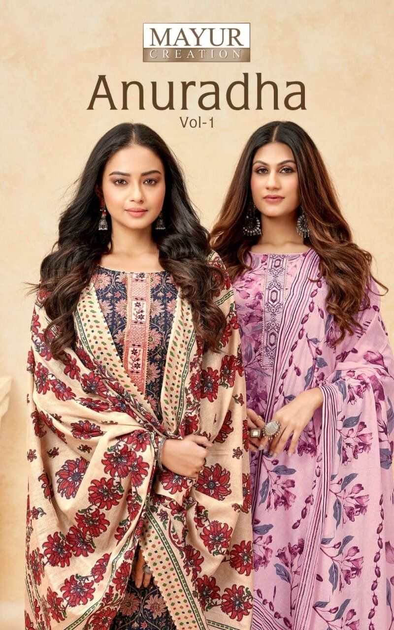 Anuradha Vol 1 Tie Pati with Work Mayur Creation