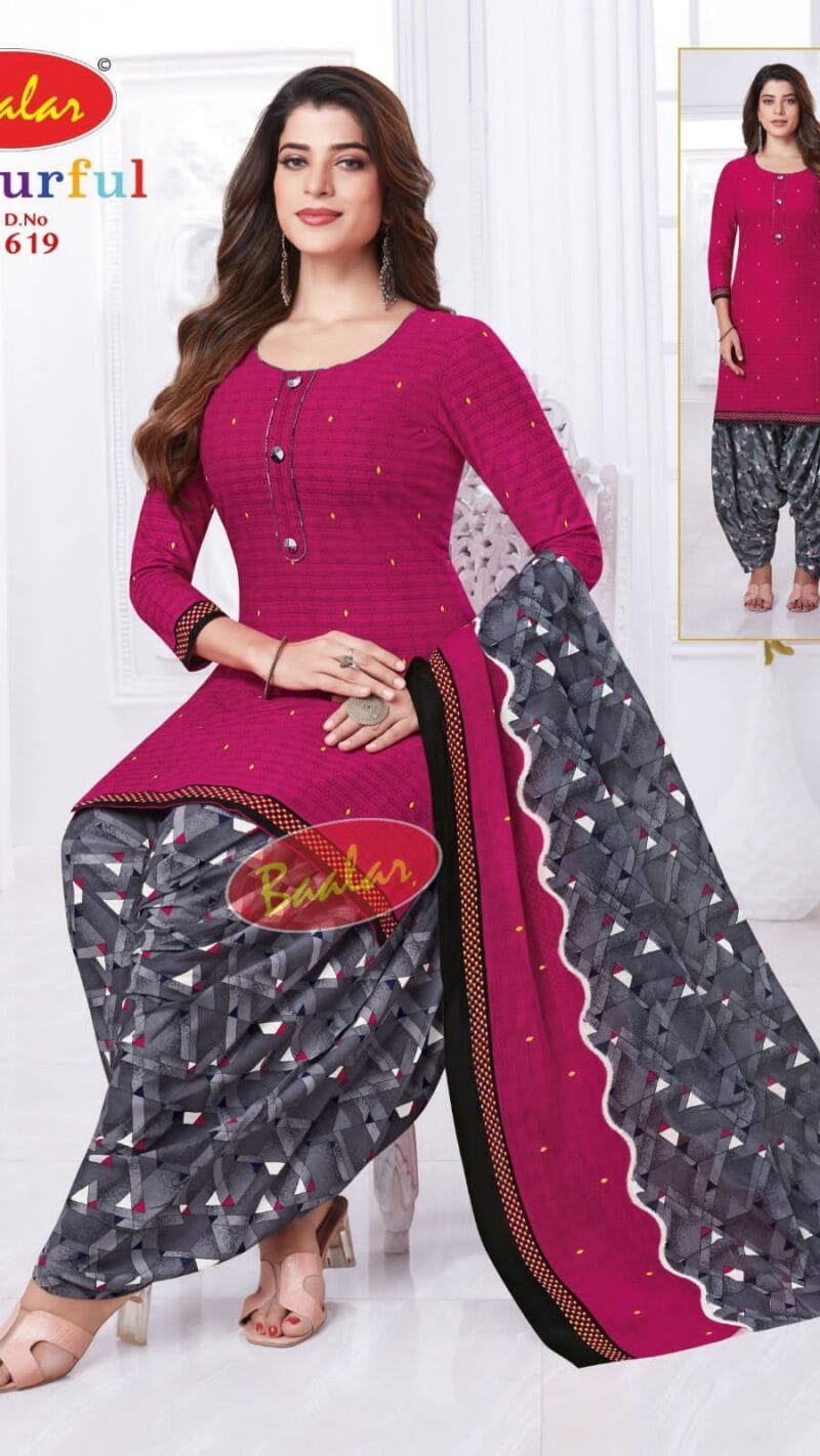 Baalar Colourful Vol 16 Wholesale Cotton Dress Material