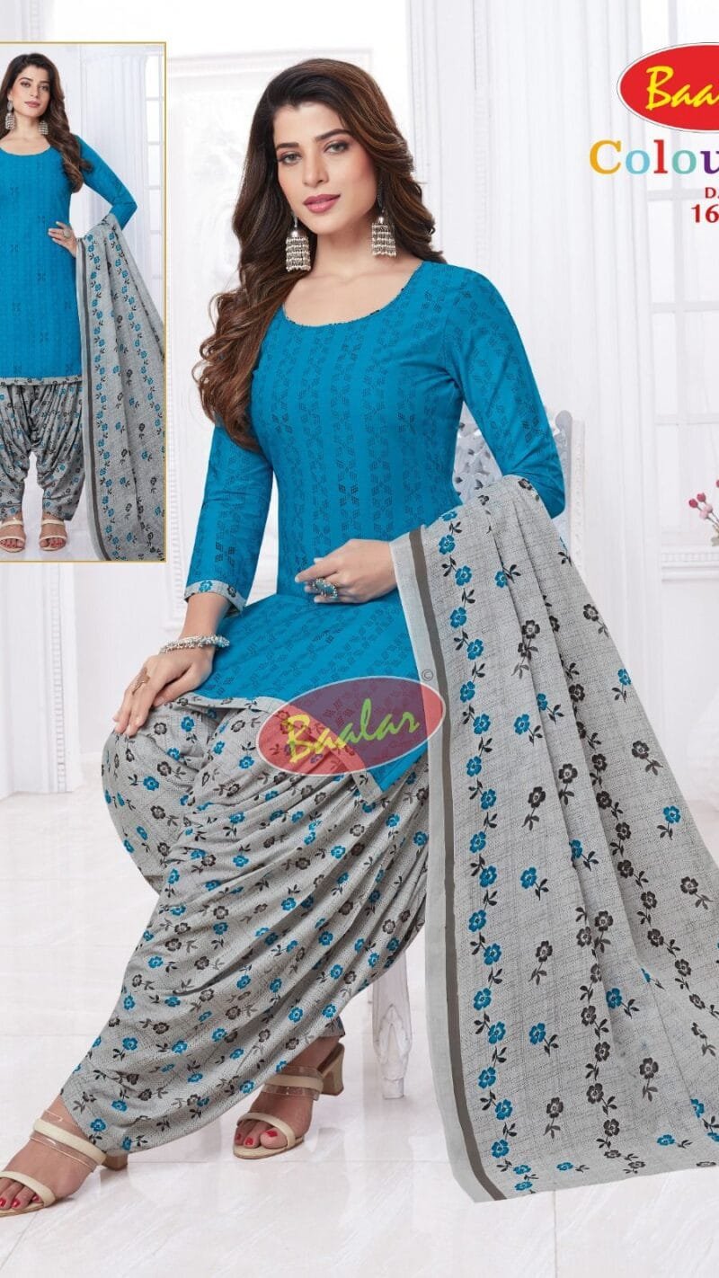 Baalar Colourful Vol 16 Wholesale Cotton Dress Material