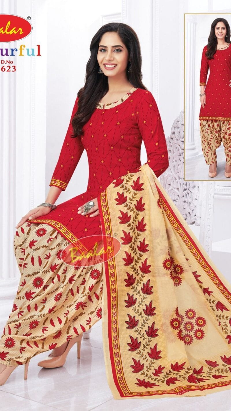 Baalar Colourful Vol 16 Wholesale Cotton Dress Material