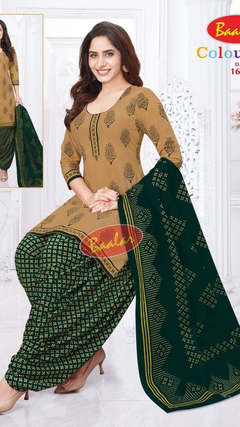 Baalar Colourful Vol 16 Wholesale Cotton Dress Material