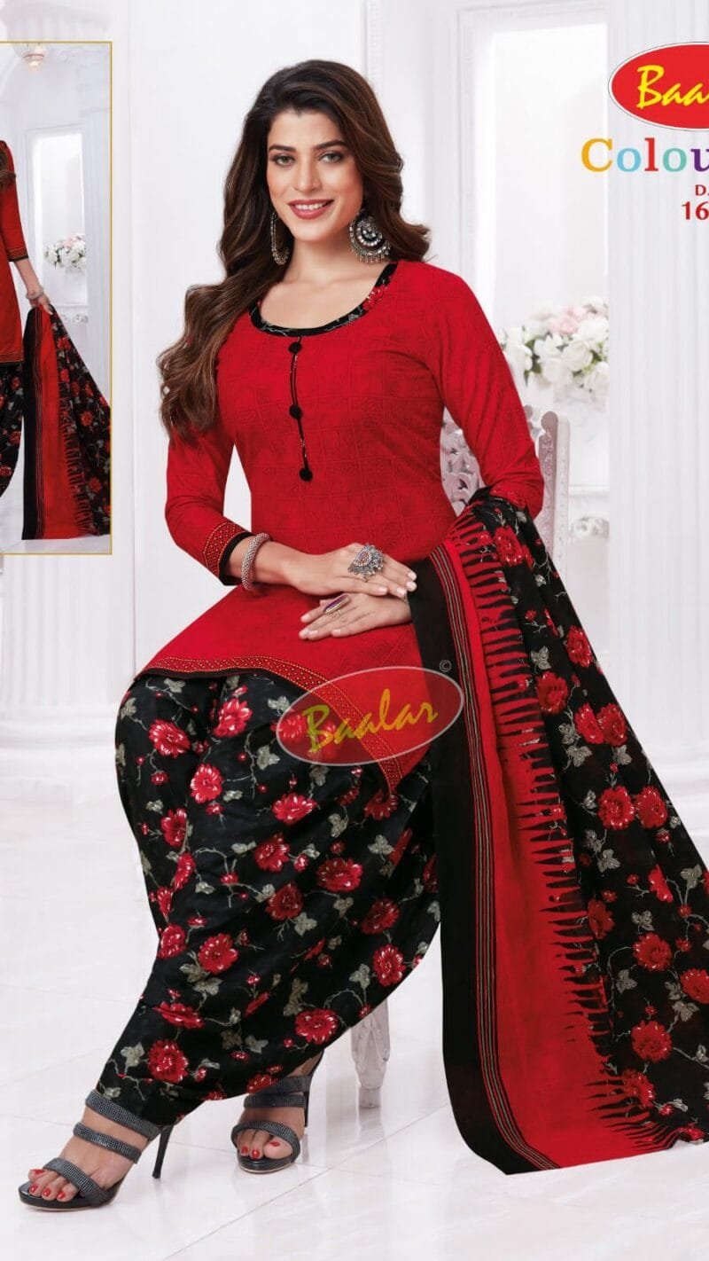 Baalar Colourful Vol 16 Wholesale Cotton Dress Material