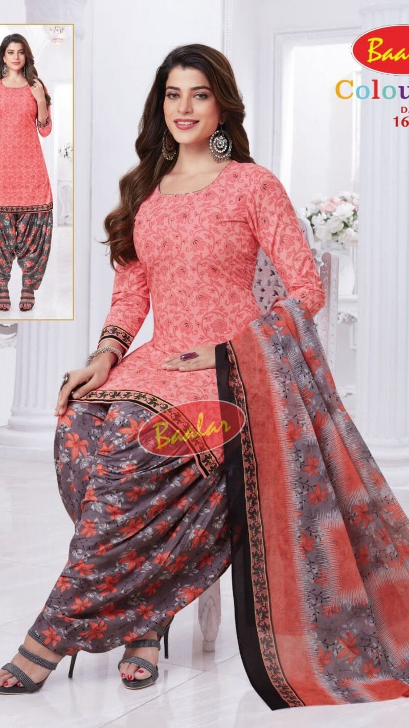 Baalar Colourful Vol 16 Wholesale Cotton Dress Material