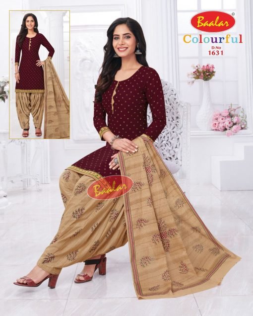 Baalar cotton 2024 dress material