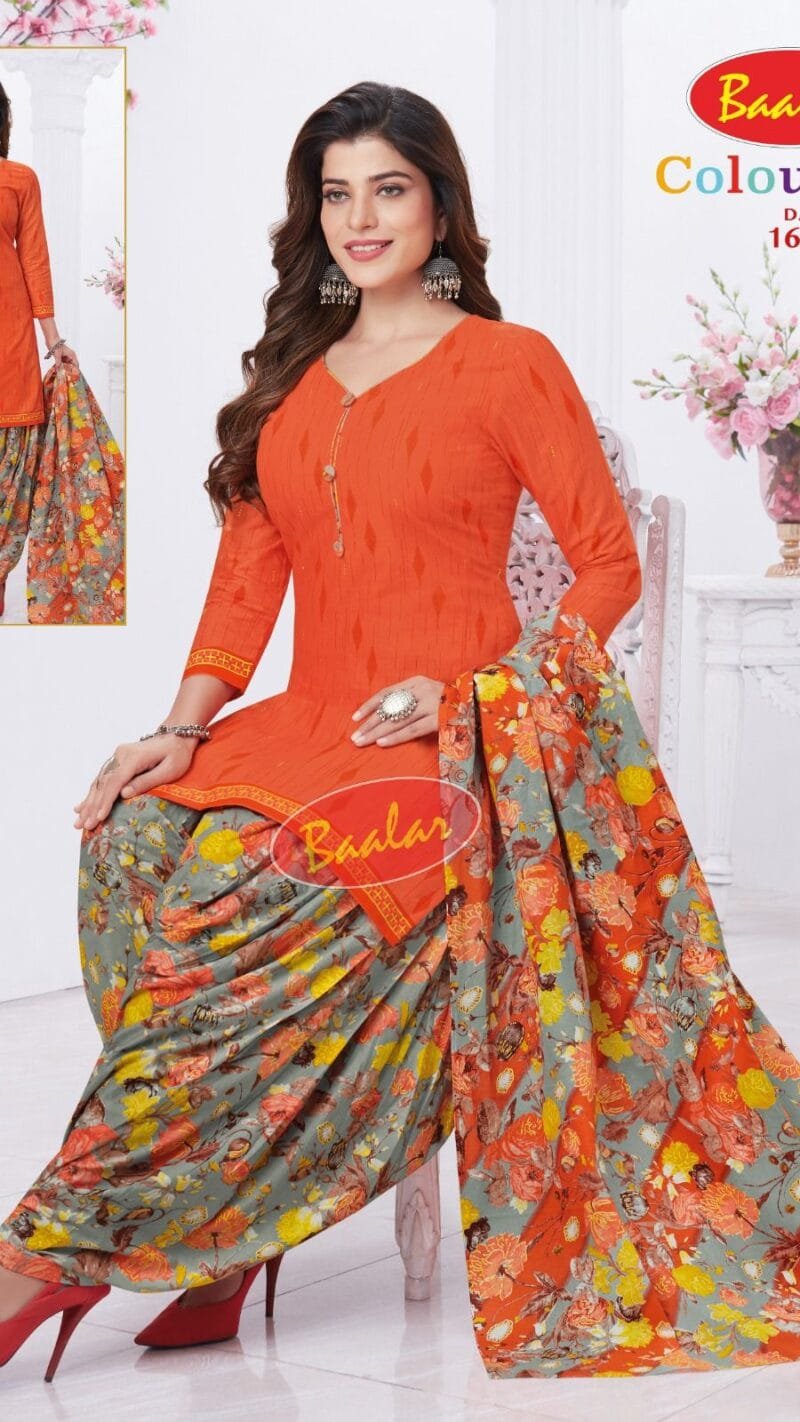 Baalar Colourful Vol 16 Wholesale Cotton Dress Material