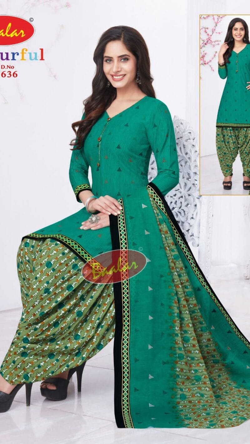 Baalar Colourful Vol 16 Wholesale Cotton Dress Material