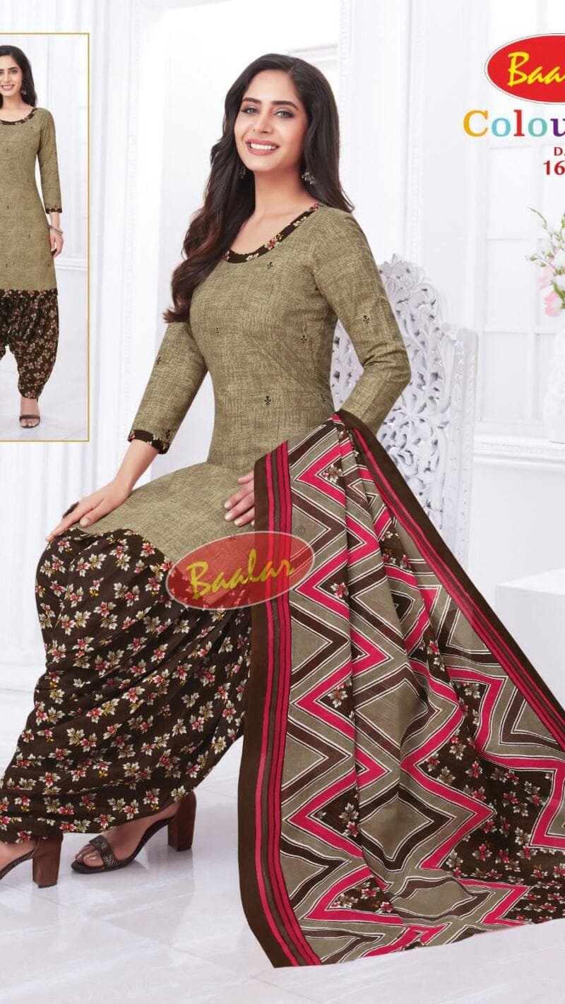 Baalar Colourful Vol 16 Wholesale Cotton Dress Material