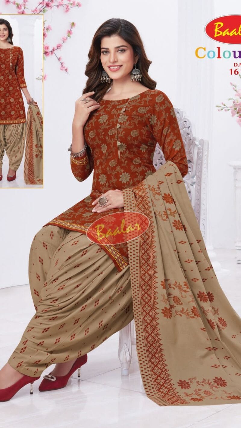 Baalar Colourful Vol 16 Wholesale Cotton Dress Material