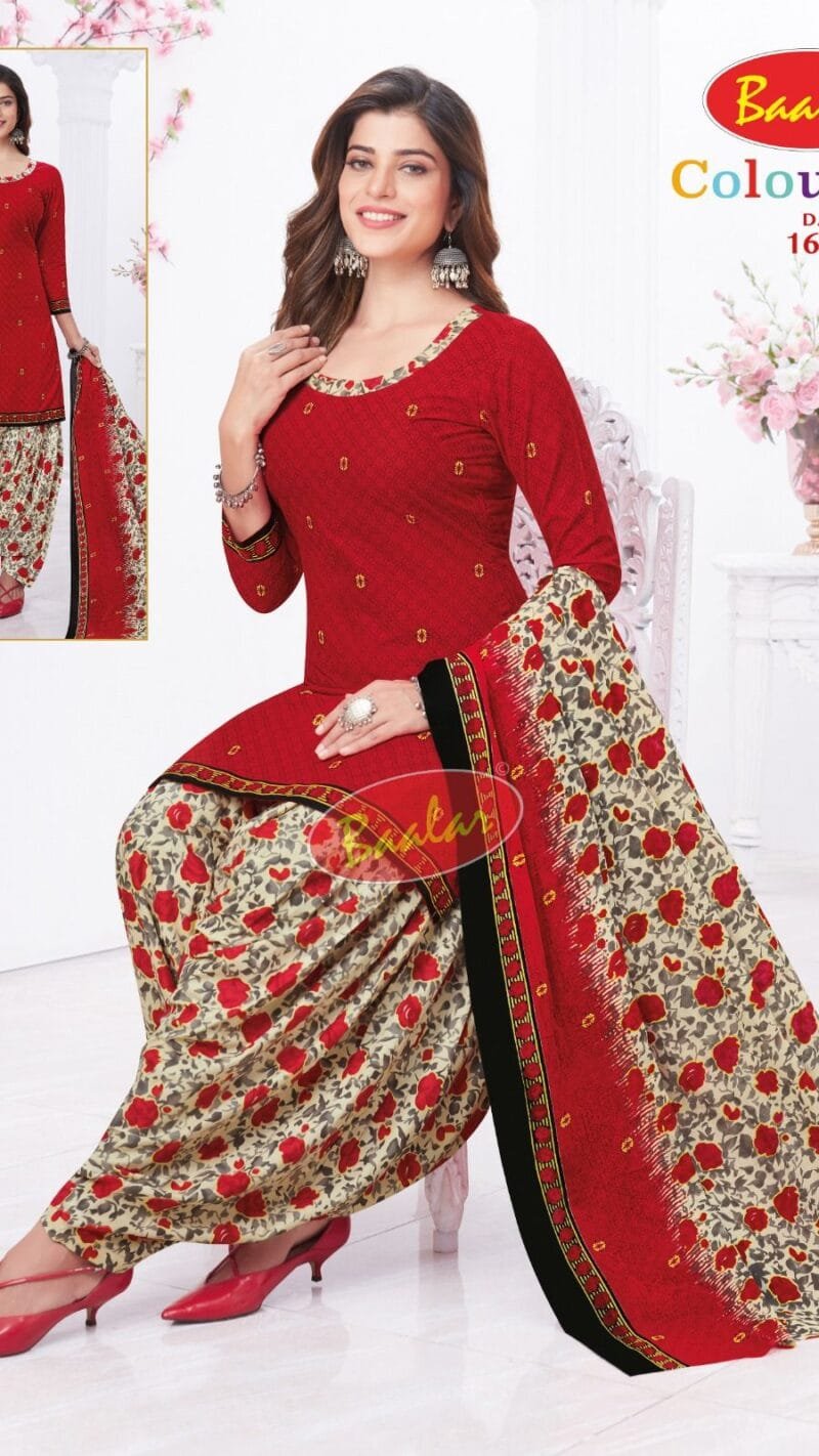 Baalar Colourful Vol 16 Wholesale Cotton Dress Material