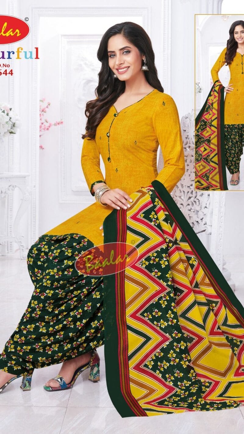 Baalar Colourful Vol 16 Wholesale Cotton Dress Material