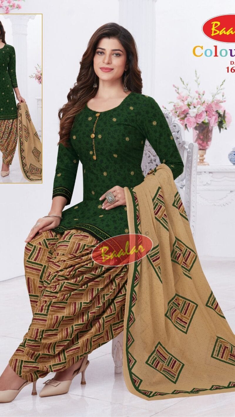 Baalar Colourful Vol 16 Wholesale Cotton Dress Material