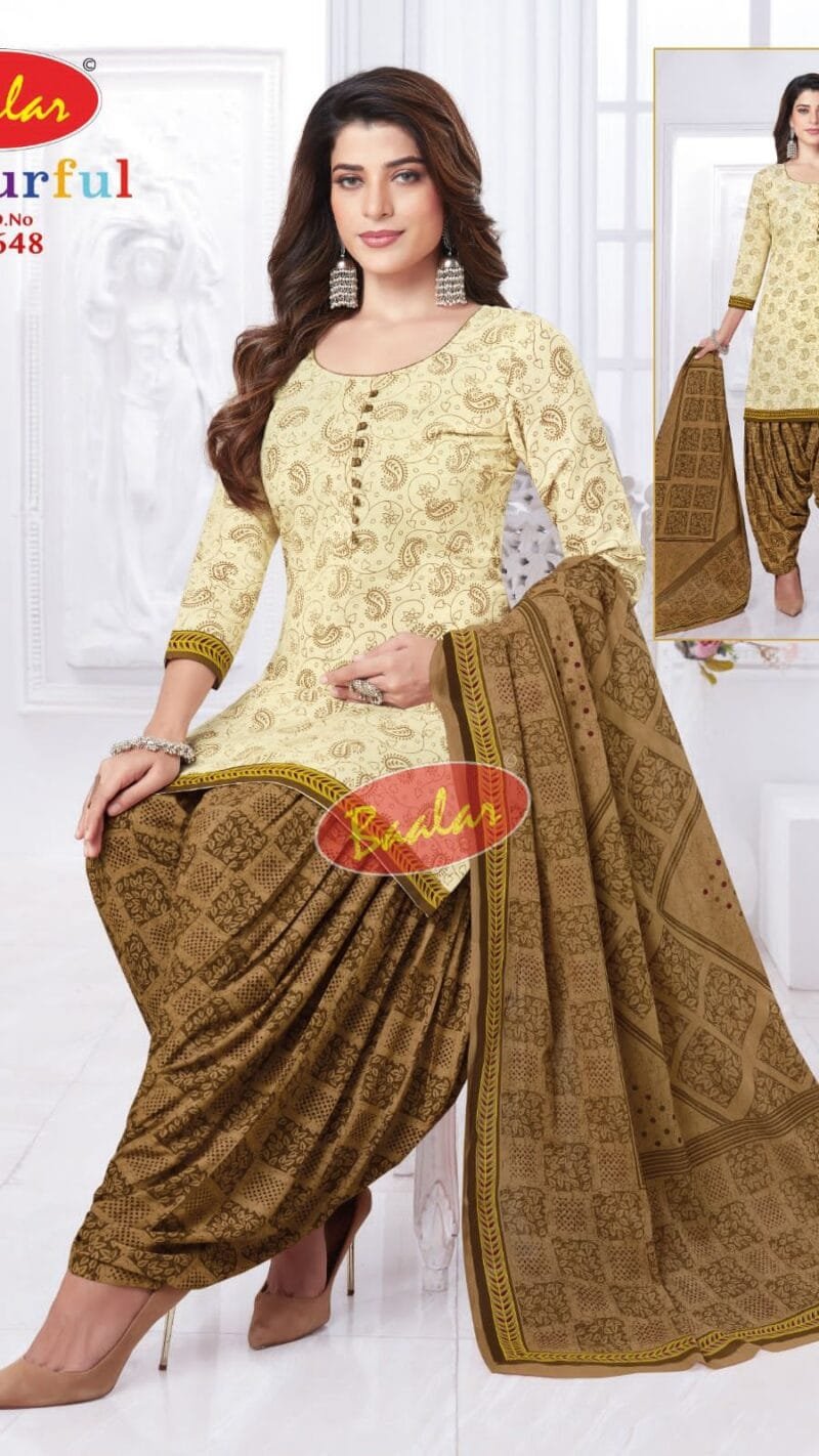 Baalar Colourful Vol 16 Wholesale Cotton Dress Material