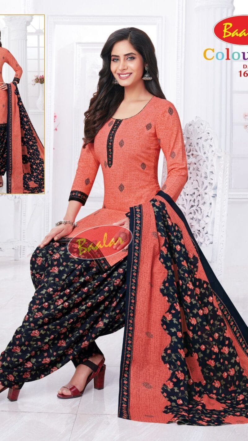 Baalar Colourful Vol 16 Wholesale Cotton Dress Material