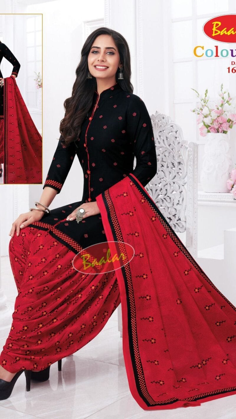 Baalar Colourful Vol 16 Wholesale Cotton Dress Material