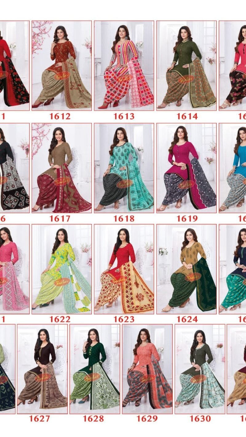 Baalar Colourful Vol 16 Wholesale Cotton Dress Material