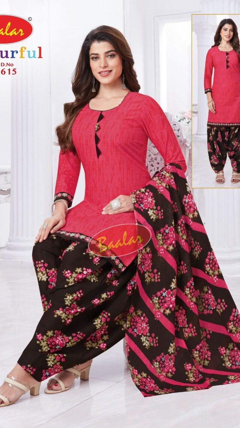 Baalar Colourful Vol 16 Wholesale Cotton Dress Material