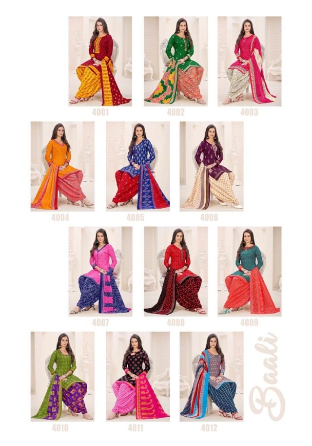 Baali Vol 4 VVT Wholesale Dress Material