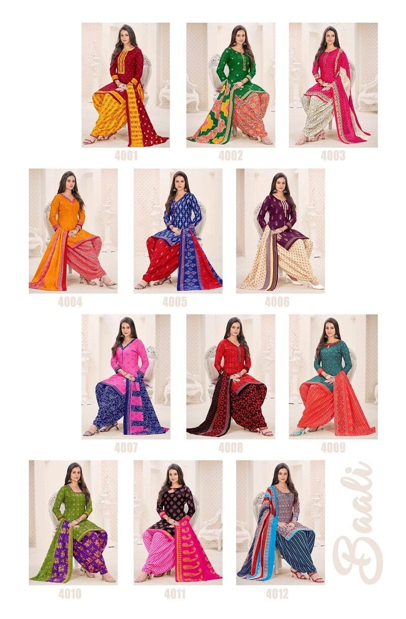 Baali Vol 4 VVT Wholesale Dress Material