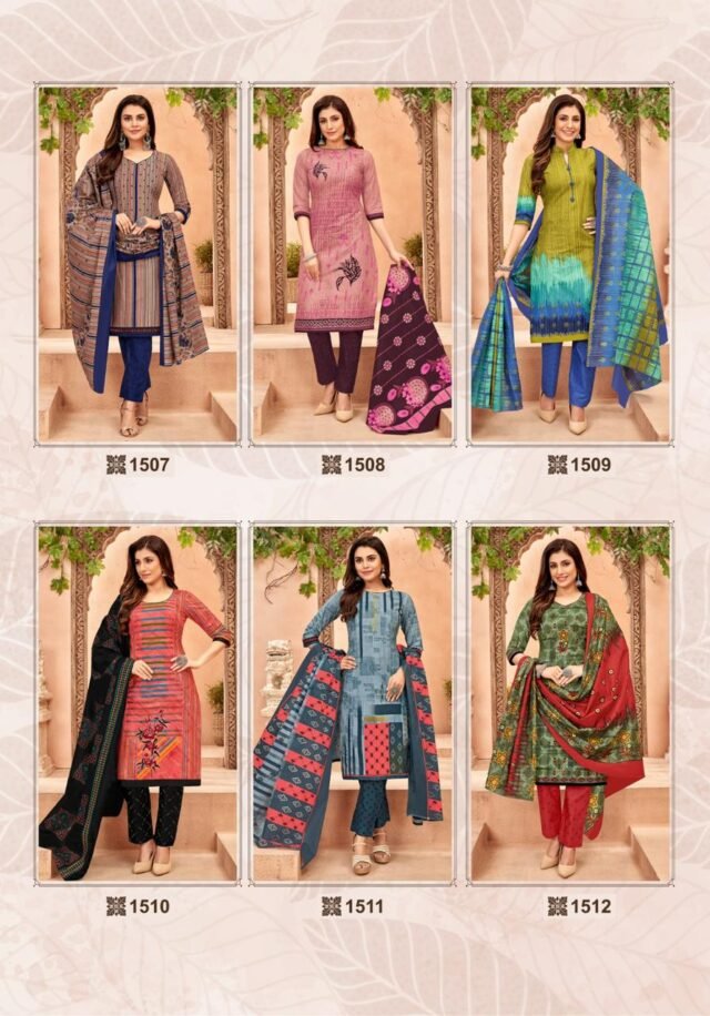 Balaji Hungama Vol 15 Wholesale Cotton Dress Material
