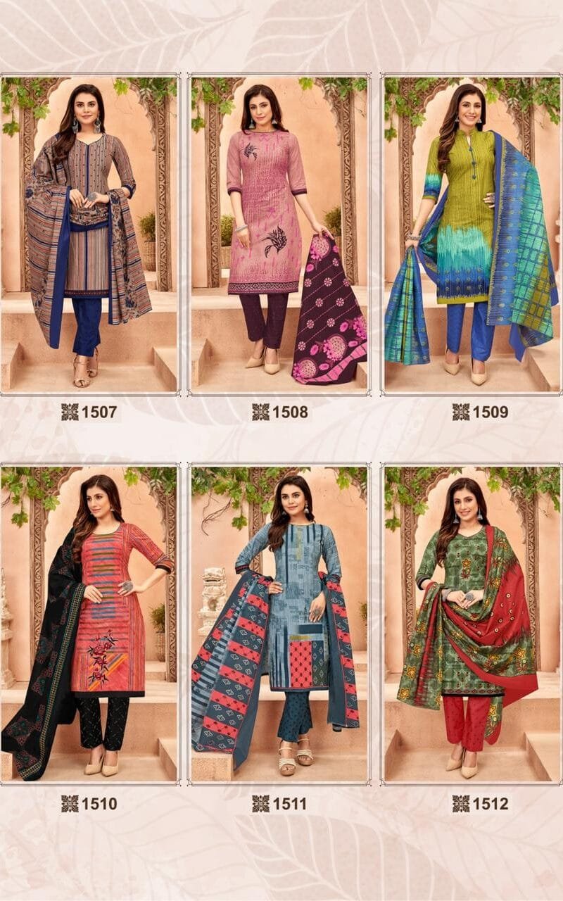 Balaji Hungama Vol 15 Wholesale Cotton Dress Material
