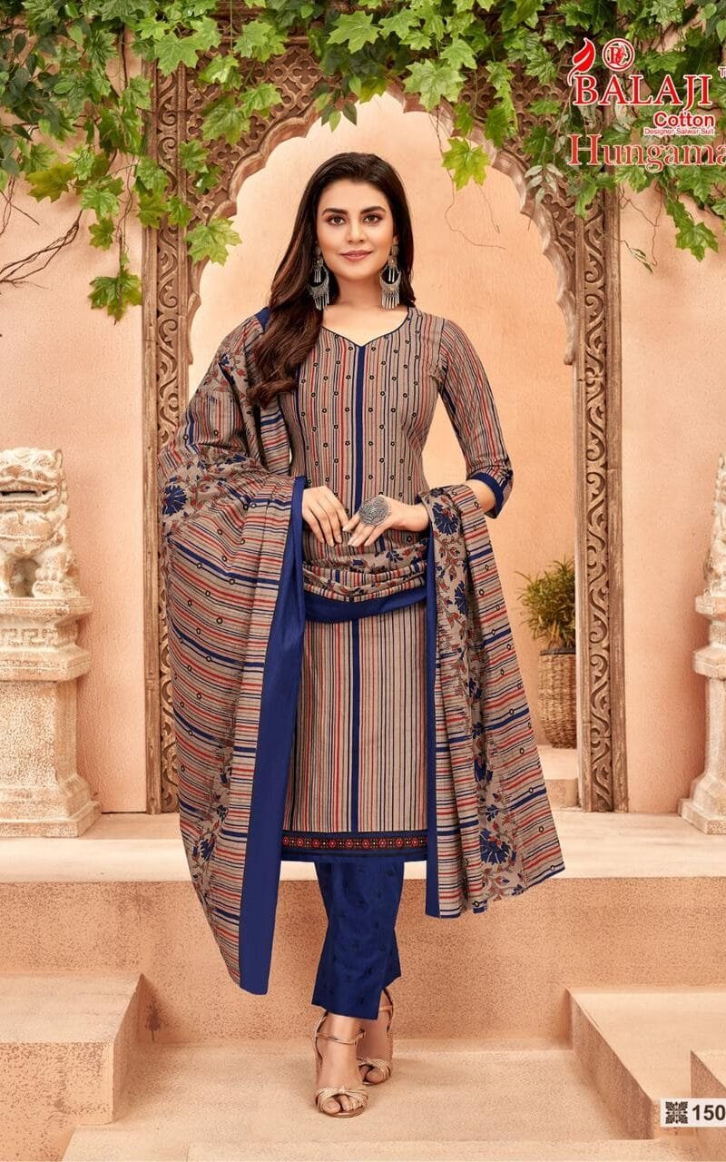 Balaji Hungama Vol 15 Wholesale Cotton Dress Material