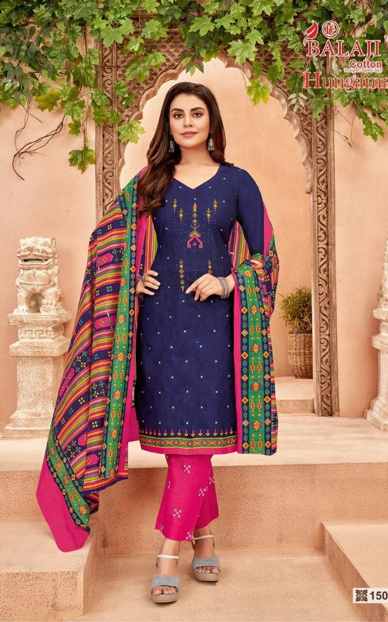 Balaji Hungama Vol 15 Wholesale Cotton Dress Material