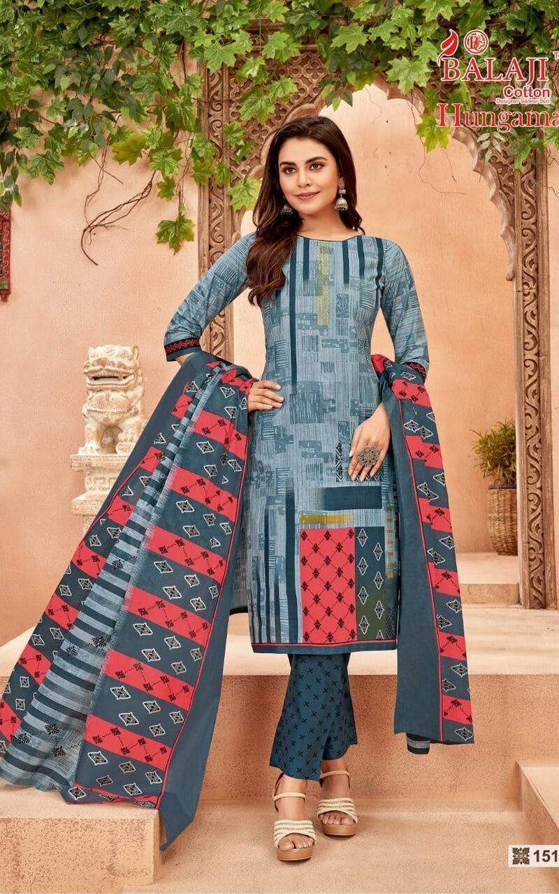 Balaji Hungama Vol 15 Wholesale Cotton Dress Material