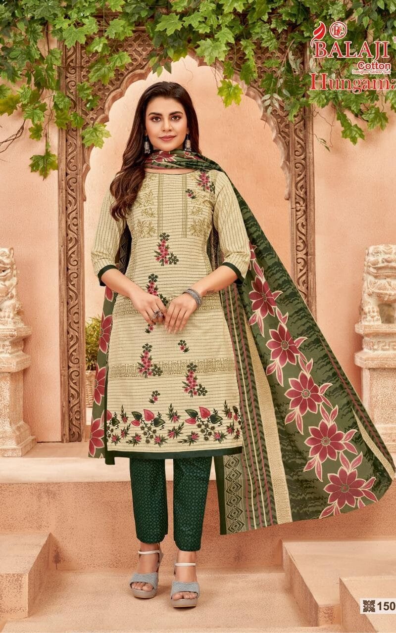Balaji Hungama Vol 15 Wholesale Cotton Dress Material