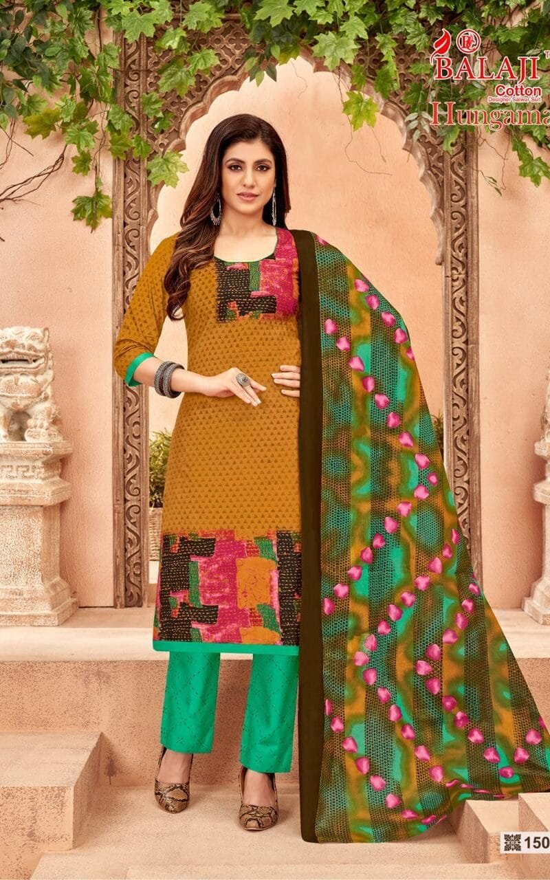 Balaji Hungama Vol 15 Wholesale Cotton Dress Material