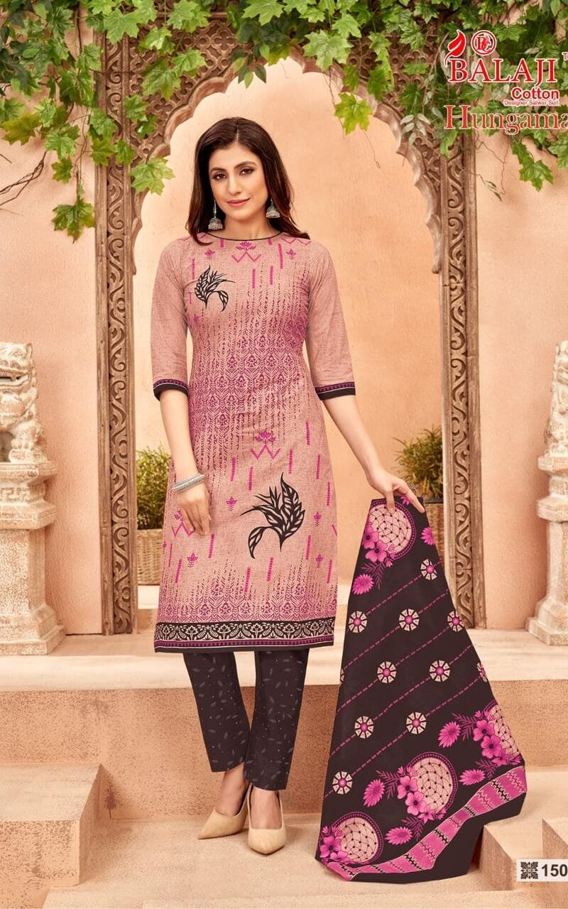 Balaji Hungama Vol 15 Wholesale Cotton Dress Material