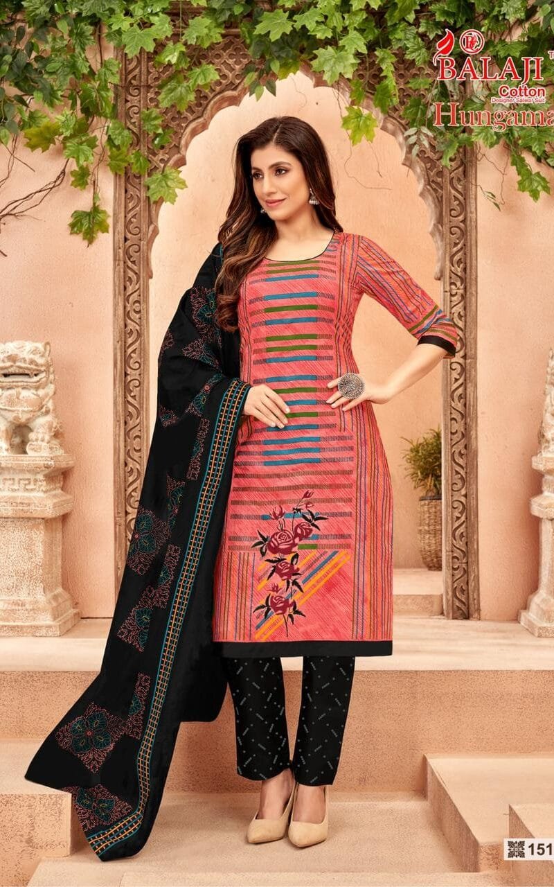 Balaji Hungama Vol 15 Wholesale Cotton Dress Material