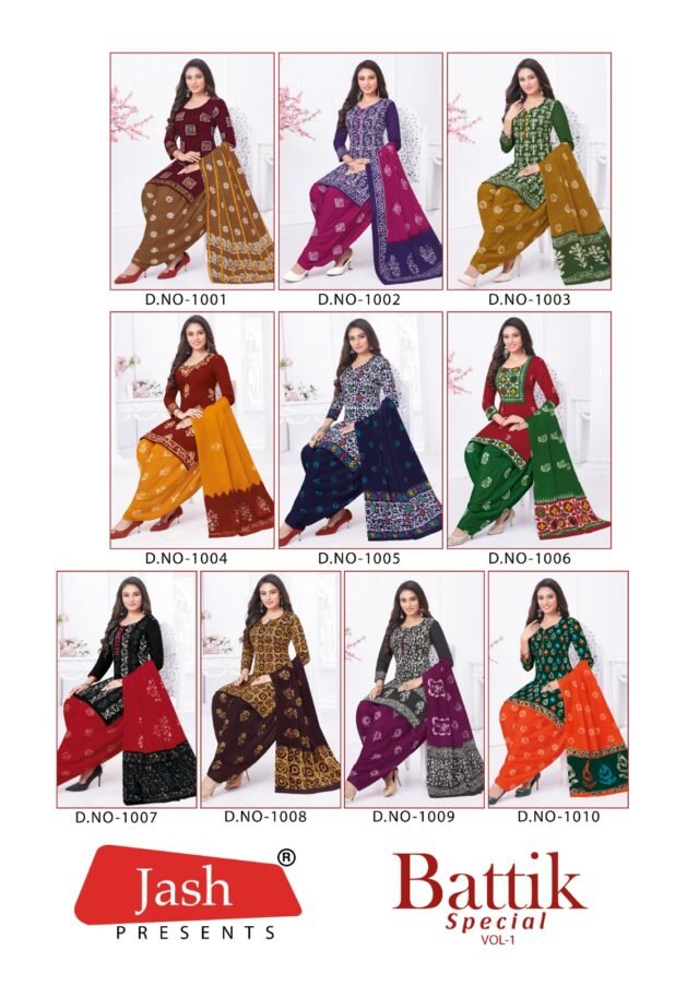 Batik Special Vol 1 Jash Print Wholesale Cotton Dress Material