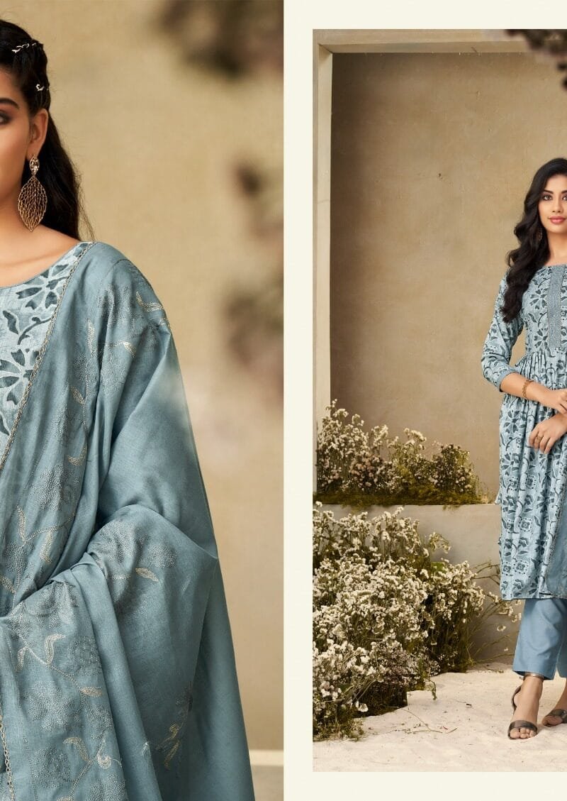 Blossom Vol 12 Azara Radhika Wholesale Cotton Dress Material