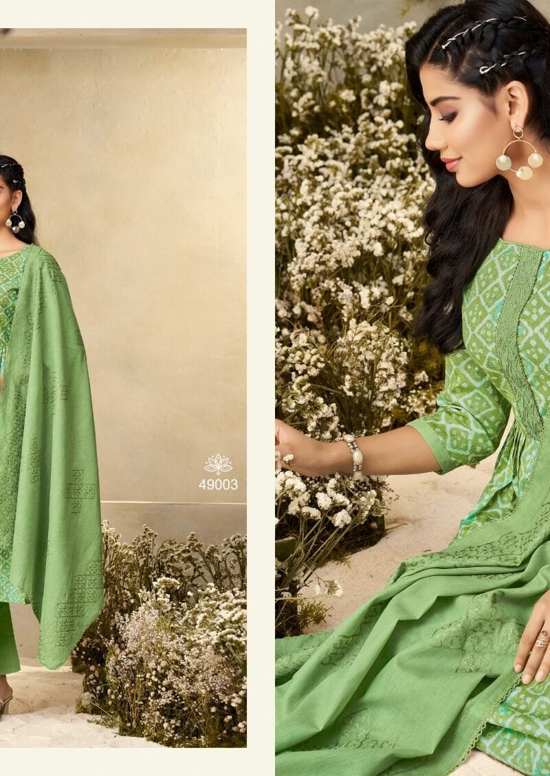 Blossom Vol 12 Azara Radhika Wholesale Cotton Dress Material